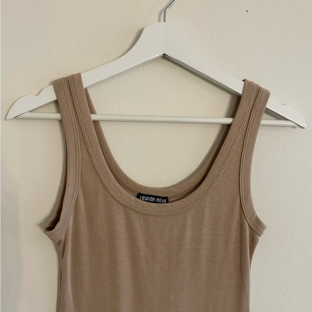 ribbed tank dress